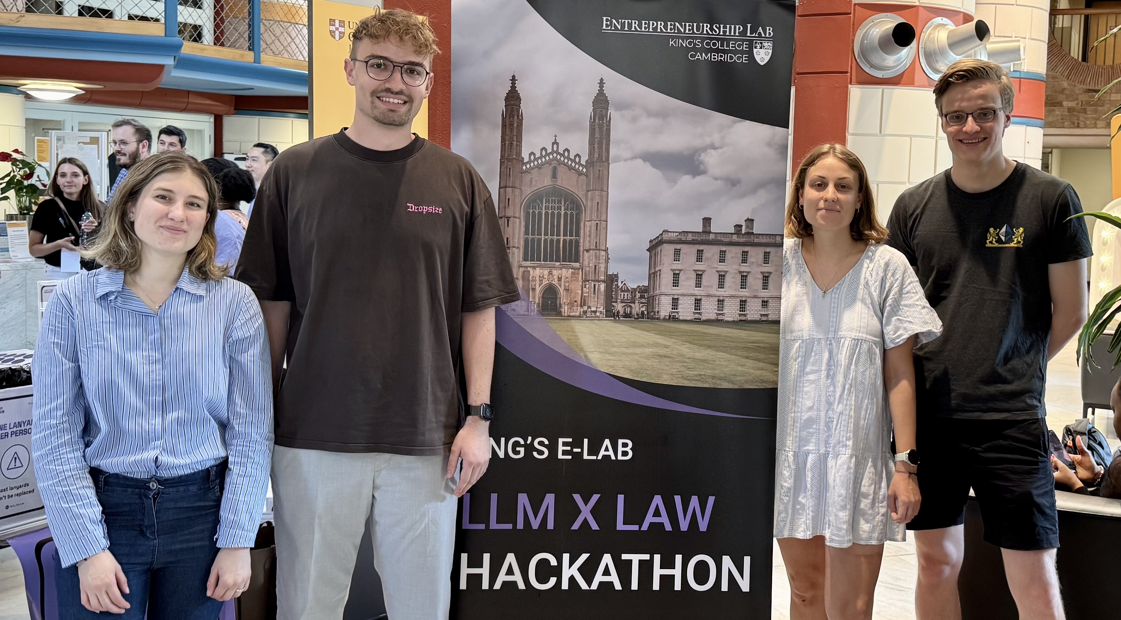 Team photo Cambridge 2025 at Judge Business School